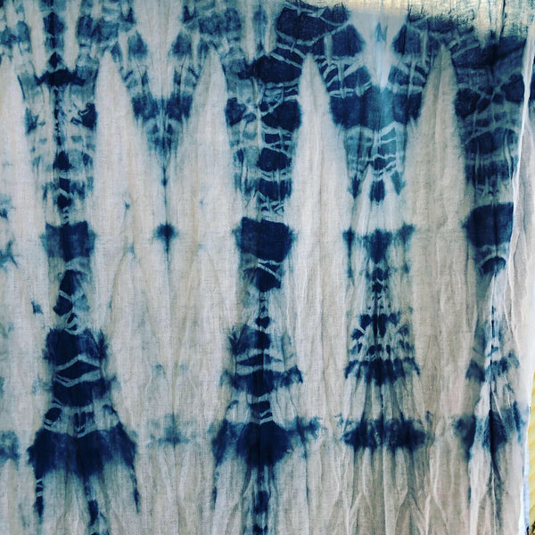 Shibori Linen Scarf