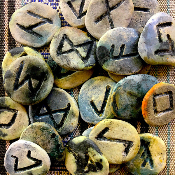 Rune Stone Set - Ceramic